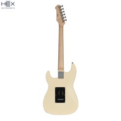 Hex Essence E100 Lite Electric Guitar with Deluxe Bag, Vintage Cream-02
