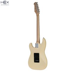 Hex Essence E100 Lite Electric Guitar with Deluxe Bag, Vintage Cream-04