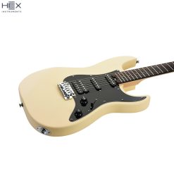 Hex Essence E100 Lite Electric Guitar with Deluxe Bag, Vintage Cream-05
