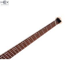 Hex Next NB505 Headless Bass Guitar with Deluxe Bag, Metallic Rose Gold-07
