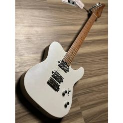 Soloking MT-1 Modern Electric Guitar 24 HH MKII in Pearl White-02
