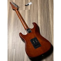 Soloking MS-1 FM Artisan with Roasted Flame Maple Neck in Honeyburst Nafiri Special Run Jescar-01