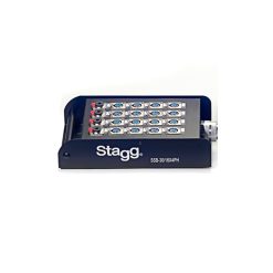 Stagg S-Series SSB-30-16X4XH Stagebox - 16x XLR F Inputs- 4x XLR M Outputs-02