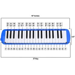 Melodica 37 Keys Portable Painica with Carrying Bag for Beginners-03