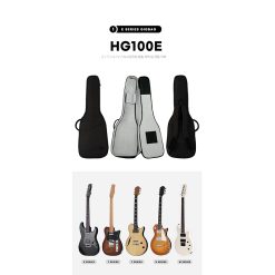 Hex HG100 Electric Guitar Deluxe Bag, Black-03