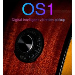 Double OS1 Transacoustic Guitar Pickup with Reverb, Chorus, Delay, Bluetooth and Mic Function-06