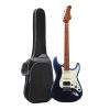 Smiger LG2 i3 Electric Guitar with Bag, Blue -01