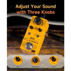 FLAMMA FC07 Analog Overdrive Effects Pedal-05