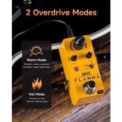 FLAMMA FC07 Analog Overdrive Effects Pedal-08