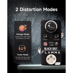 Flamma FC19 Black DIST Warm, Sweet, Vintage Distortion-05