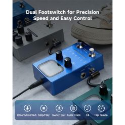 Flamma FF02 Dual Footswitch Stereo Drum Machine Pedal-04
