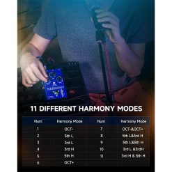 Flamma FV04 Vocal Harmony Pedal Vocal Effects Pedal-07