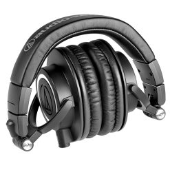Audio Technica ATH-M50x Professional Studio Monitor Headphones, Black-03