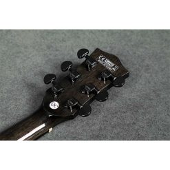 SQOE S360T-SK-BK Solid Mahogany Top Acoustic Guitar with Bevel Cut-04