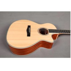 Sqoe S340-N Solid Top Acoustic Guitar, Natural-04