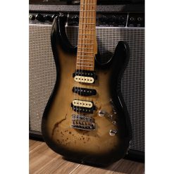 Sqoe SEIB550 Electric Guitar, Black-02