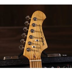 Sqoe SEIB550 Electric Guitar, Cherry Red-06