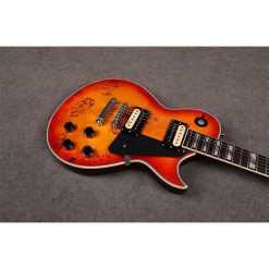 Sqoe SELP500 Electric Guitar, Cherry Sunburst-07