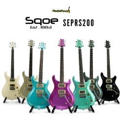 Sqoe SEPRS200 Electric Guitar, Rose Pink-03