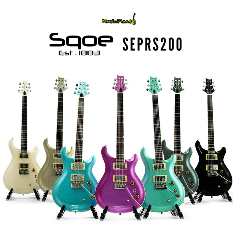 Sqoe SEPRS200 Electric Guitar, Rose Pink-03 Sqoe SEPRS200 Electric Guitar, Rose Pink-03