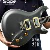 Sqoe SEPRS200 Electric Guitar, Silver Grey-01
