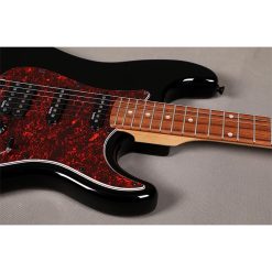 Sqoe SEST230 Electric Guitar, Black-05