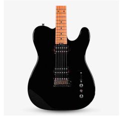 Sqoe SETL450 Electric Guitar, Black-02