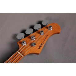 Sqoe SJB600 Roasted Maple Series Bass, White-03