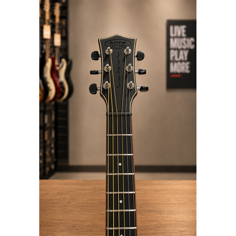 Sqoe SQ-36A-BQJ EQ Semi - Acoustic Travel Guitar-03 Sqoe SQ-36A-BQJ EQ Semi - Acoustic Travel Guitar-03