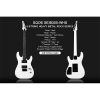 Sqoe SEIB300 Electric Guitar, White Knight-01