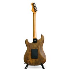 Sqoe SEST650 Electric Guitar, Natural-05