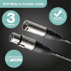 Stagg SMC3 S-Series Microphone-Audio Cable, 3m (10ft)-04