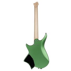 Hex Next NS100 Headless Electric Guitar with Deluxe Bag, Metallic Emerald Green-02