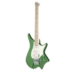 Hex Next NS100 Headless Electric Guitar with Deluxe Bag, Metallic Emerald Green-03