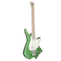 Hex Next NS100 Headless Electric Guitar with Deluxe Bag, Metallic Emerald Green-05