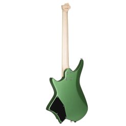 Hex Next NS100 Headless Electric Guitar with Deluxe Bag, Metallic Emerald Green-06
