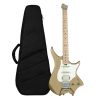 Hex Next NS100 Headless Electric Guitar with Deluxe Bag, Summer Sand-01