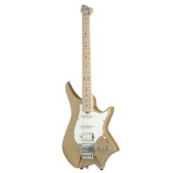 Hex Next NS100 Headless Electric Guitar with Deluxe Bag, Summer Sand-03