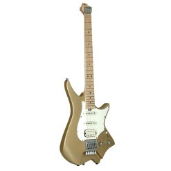 Hex Next NS100 Headless Electric Guitar with Deluxe Bag, Summer Sand-05
