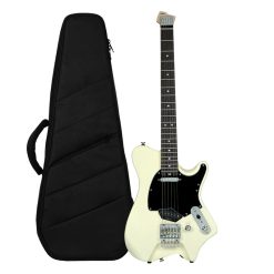 Hex Next NT100 Headless Electric Guitar with Deluxe Bag, Ivory-01