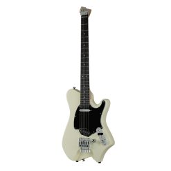 Hex Next NT100 Headless Electric Guitar with Deluxe Bag, Ivory-03