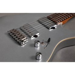 Sqoe SEIB500 Electric Guitar, Sparkling Silver-06