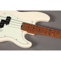 Sqoe SPJ600 Bass Guitar, Olympic White-05