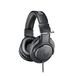 Audio Technica ATH M20x Professional Studio Monitor Headphones, Black-01
