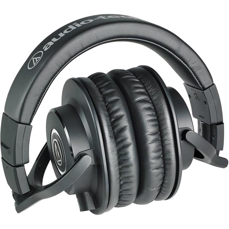 Audio Technica ATH M40x Professional Studio Monitor Headphones, Black-03 Audio Technica ATH M40x Professional Studio Monitor Headphones, Black-03