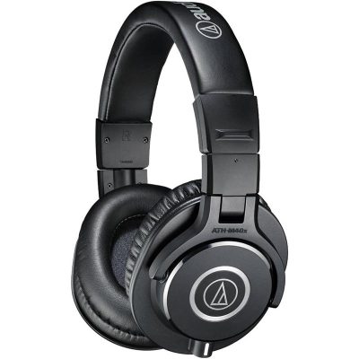 Audio Technica ATH M40x Professional Studio Monitor Headphones, Black-08