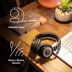 Audio-Technica ATH-M50XBT2 Wireless Studio Monitor Headphones, Black-09