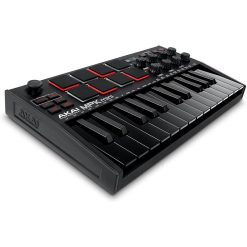 Akai MPK Mini Mk3 Compact Keyboard Controller, Black-01