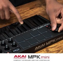 Akai MPK Mini Mk3 Compact Keyboard Controller, Black-03