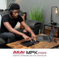 Akai MPK Mini Mk3 Compact Keyboard Controller, Black-07